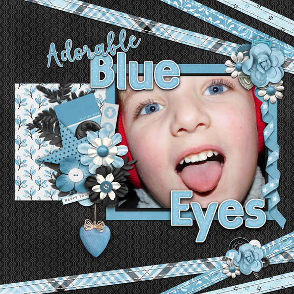 GLACIER BLUE / APRIL TEMPLATE BUNDLE