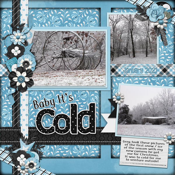GLACIER BLUE / APRIL TEMPLATE BUNDLE