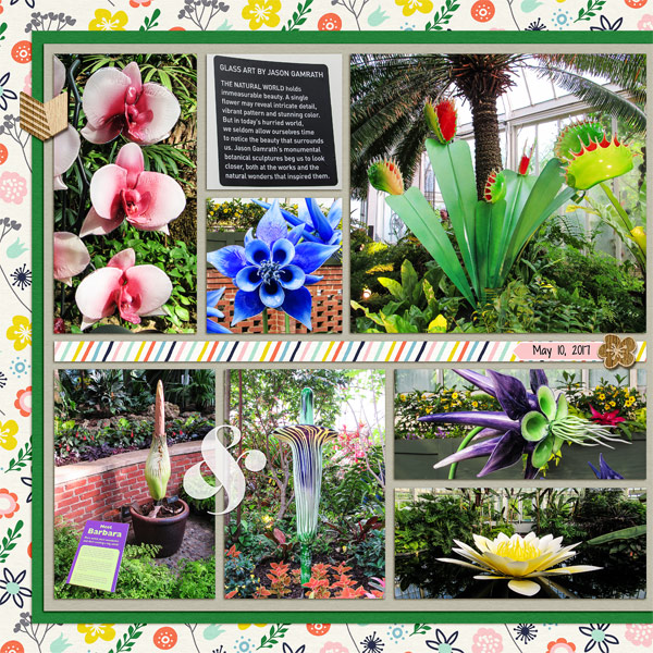Glass Exhibit at Phipps Conservatory, left