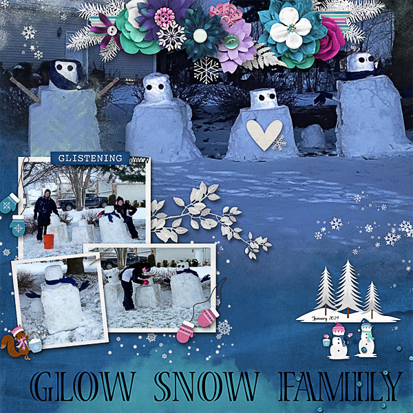 Glow Snow Family