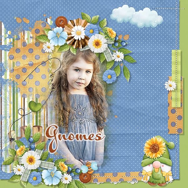Gnomes Luv Sunflowers