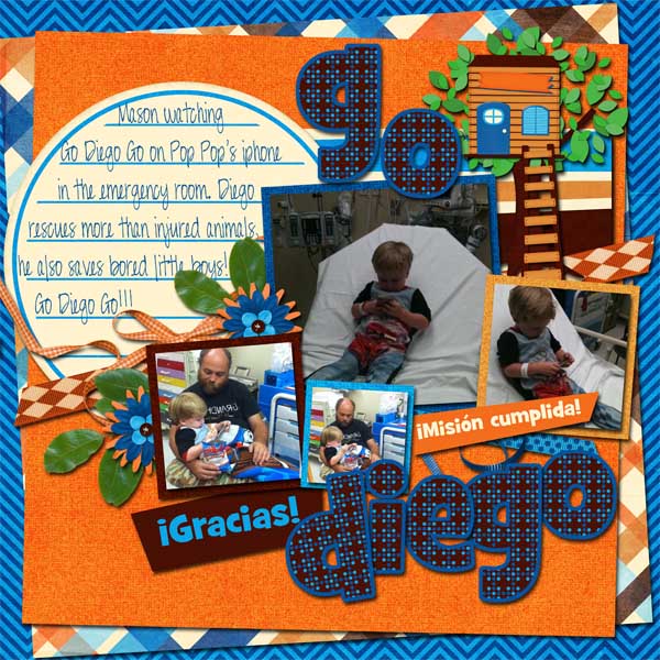 Go Diego Go - left page