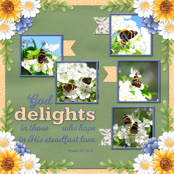 God delights in those who hope in His steadfast love