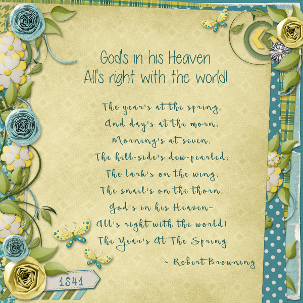 God's in his Heaven