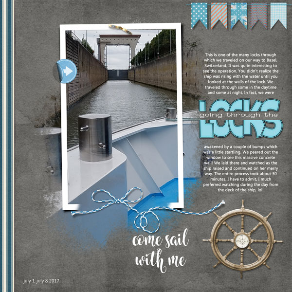 Going through the locks