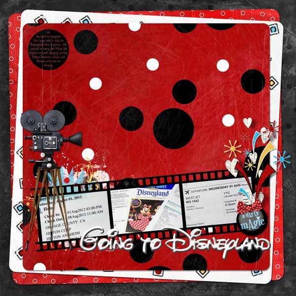 Going to Disneyland, left