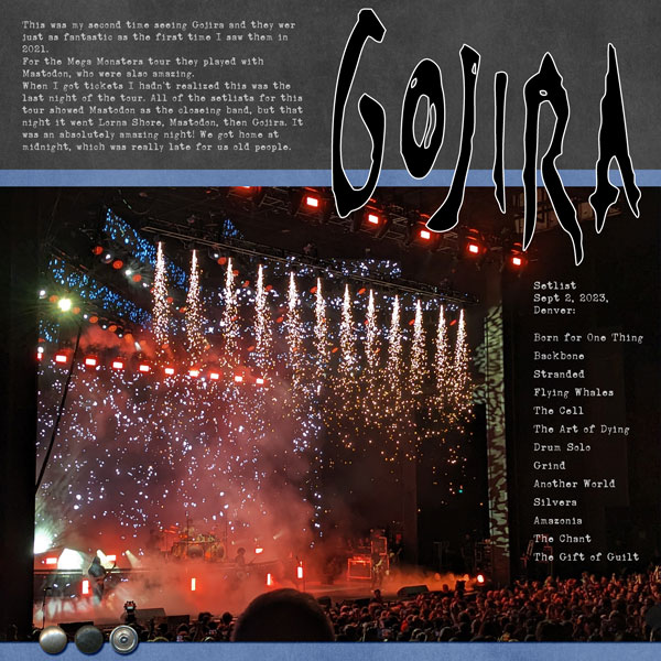 Gojira Sept 2 2023