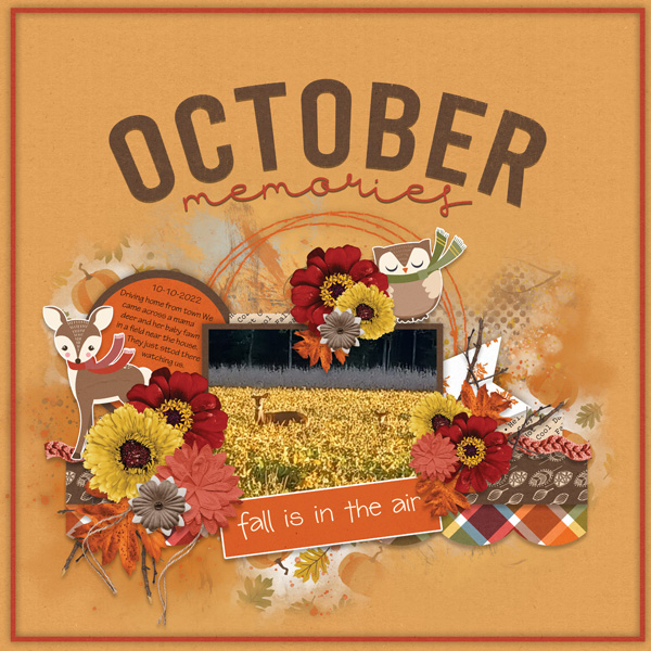 Golden Days Temp #4-Miss Fish, It's Fall Y'all Memory Mosaic