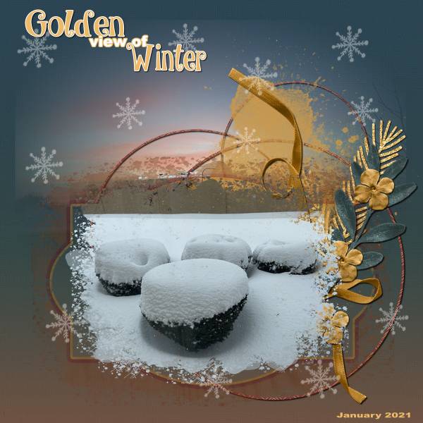 Golden View Of Winter