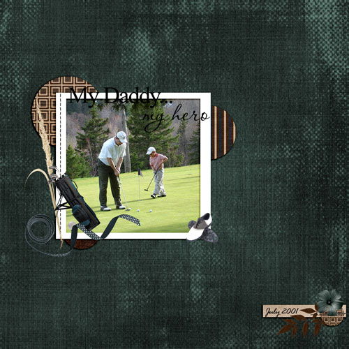 Golf with Daddy
