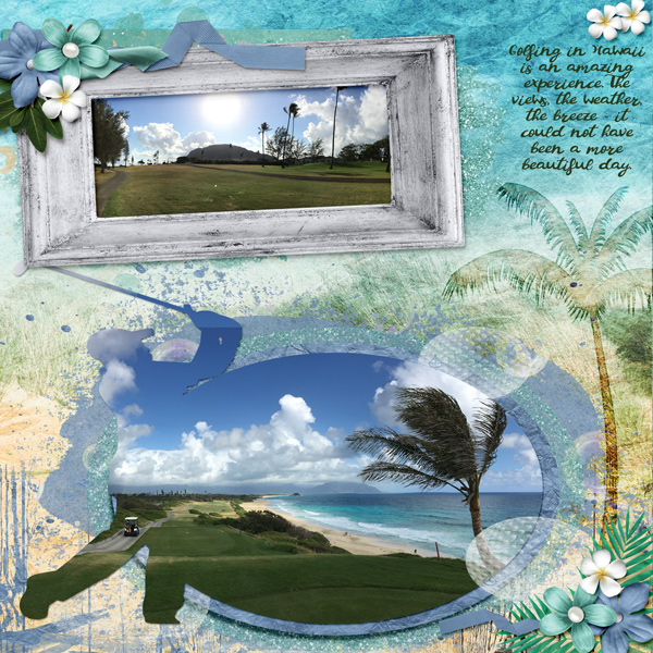 Golfing in Hawaii
