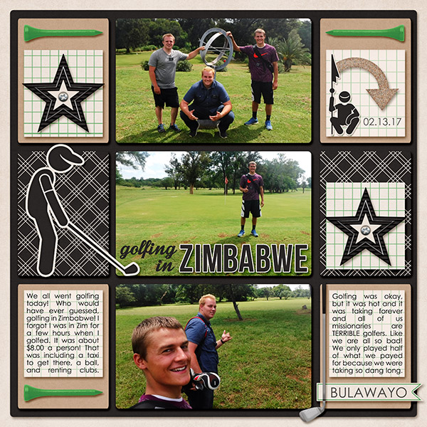 Golfing in Zimbabwe