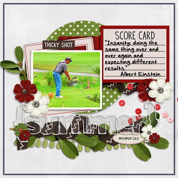 golfing