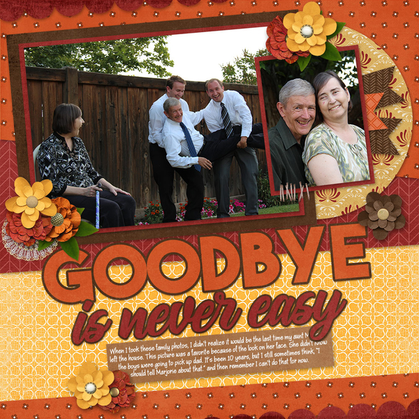 Goodbye is Never East
