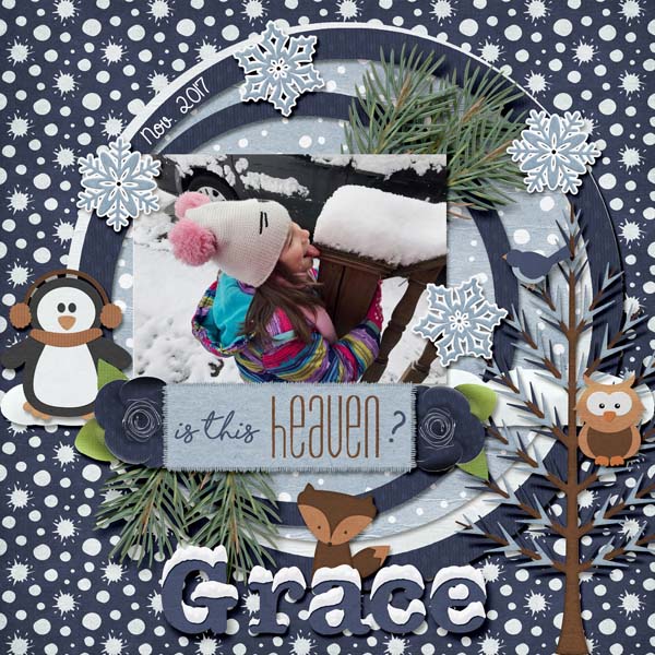 Grace in the snow