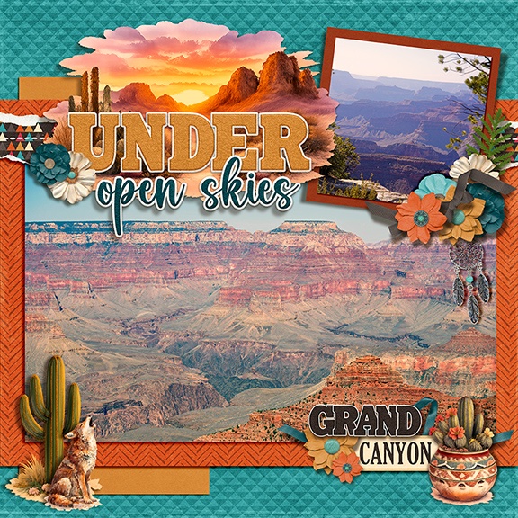 Grand Canyon Under the Open Sky