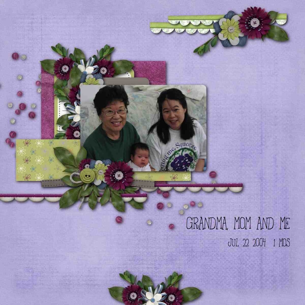 Grandma, Mom and Me