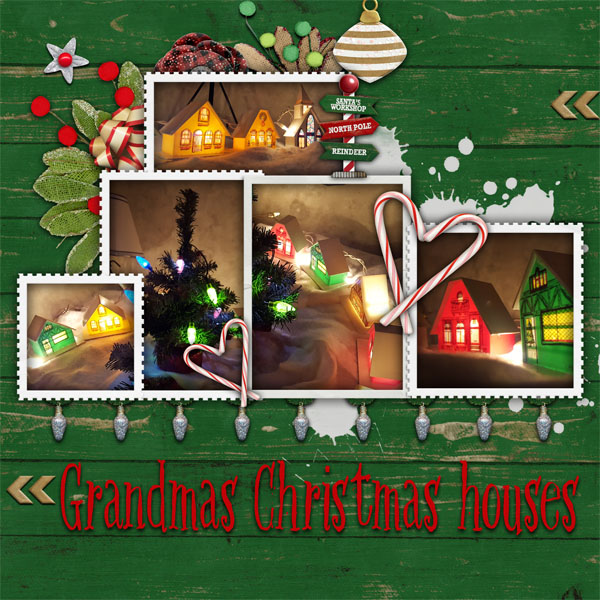 Grandmas Christmas houses