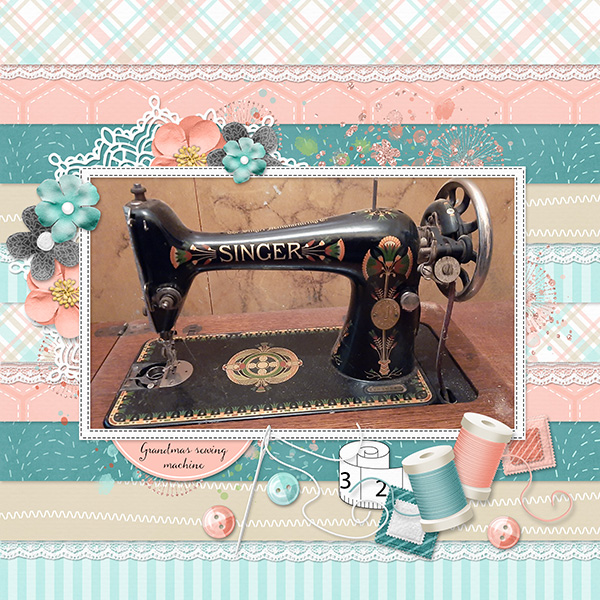 Grandmas Old Sewing Machine