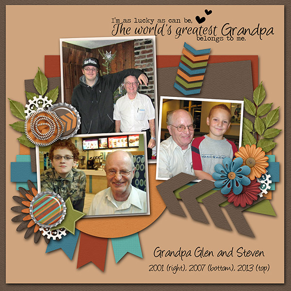 Grandpa Glen + Steven