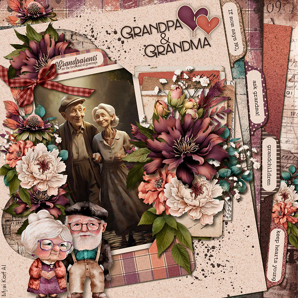 Grandparents Are The Best Grownups by Jumpstart Designs