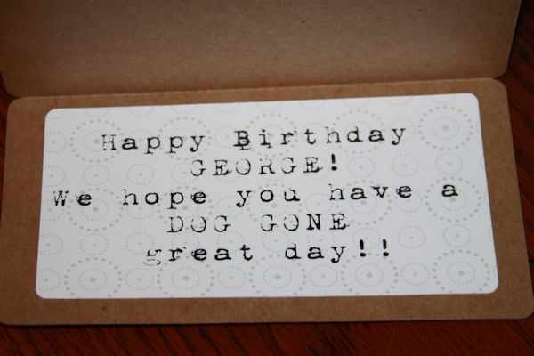 Grandpuppy Birthday Card - Inside