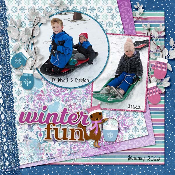 Grands sledding
