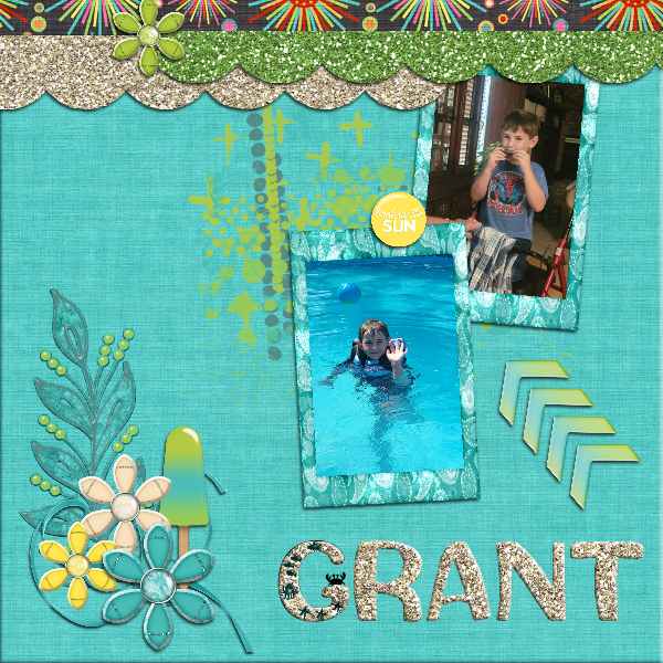 Grant learns to swim DD 7