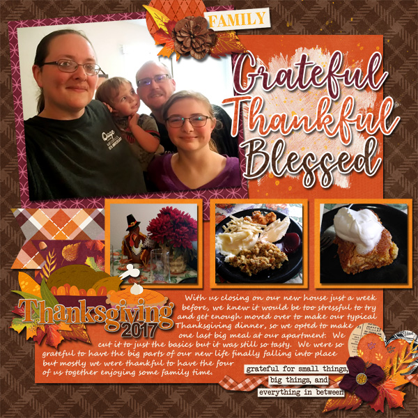 Grateful Thankful Blessed