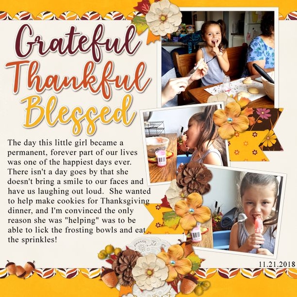 Grateful Thankful Blessed