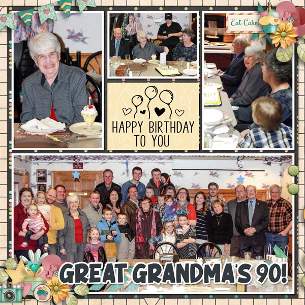 Great Grandma's 90!