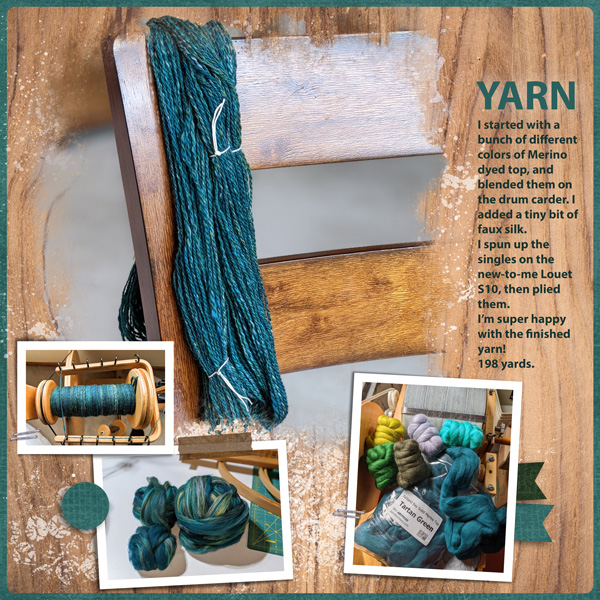 Green Merino  yarn