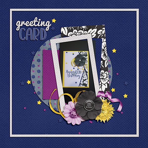Greeting Card for a 100th