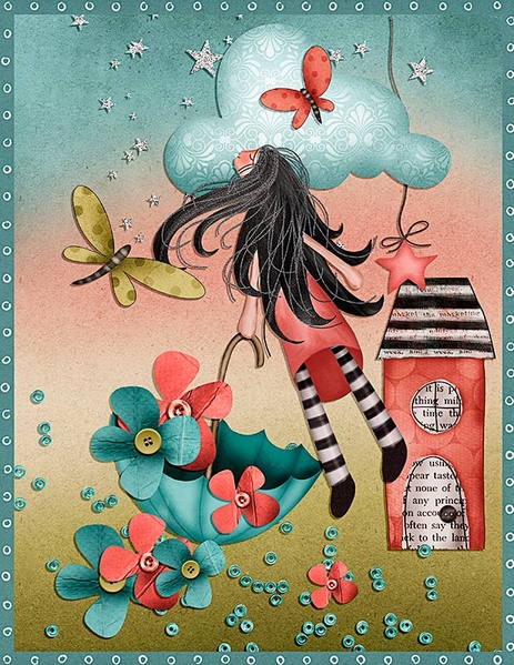 Greeting card for girlfriend