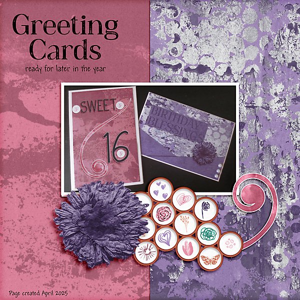 Greeting Cards ready for later