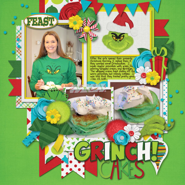 Grinch Cakes
