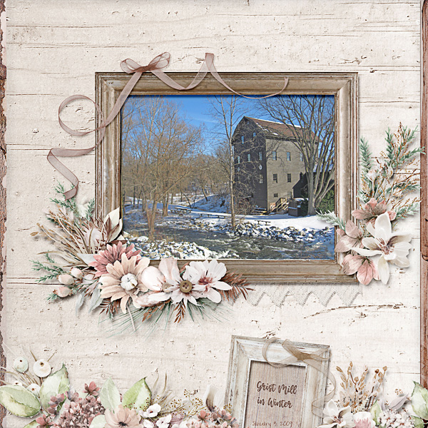 Grist Mill in Winter
