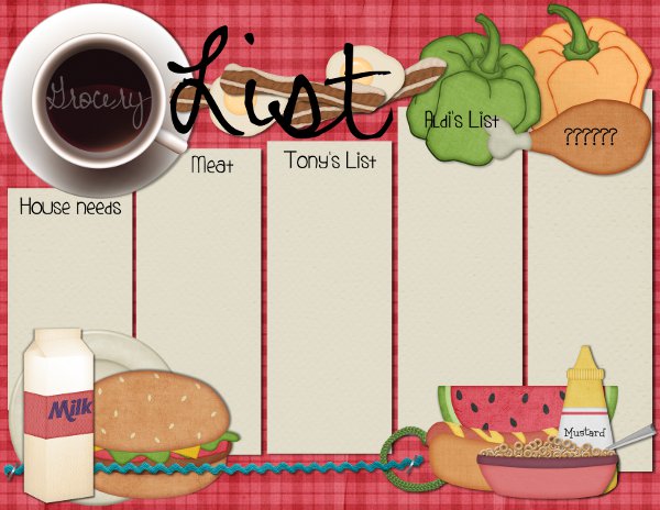 Grocery List!