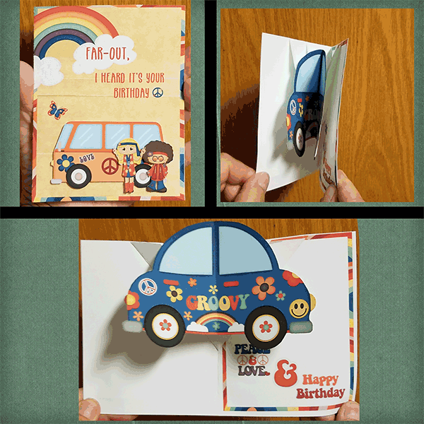 Groovy BD Pop-up Card