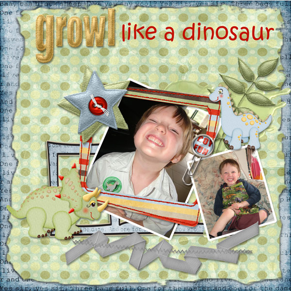 Growl like a Dinosaur