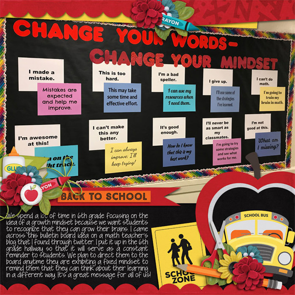 Growth Mindset Bulletin Board