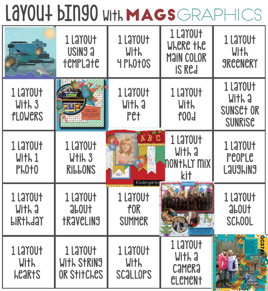 GS Birthday Games - Bingo with MagsGraphics