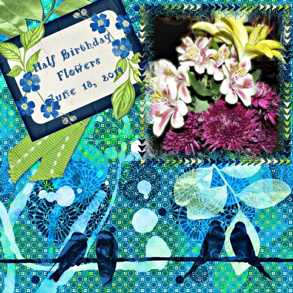 Half Birthday Flowers