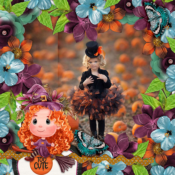 Hallow-Queen By Cutie Pie Scraps