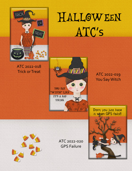 Halloween ATC's