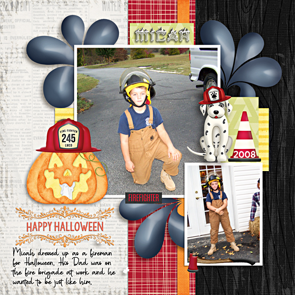 Halloween fireman