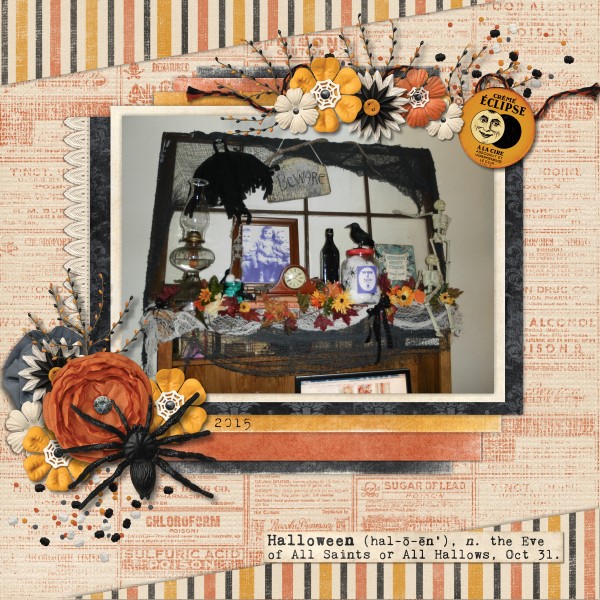 Halloween Mantle