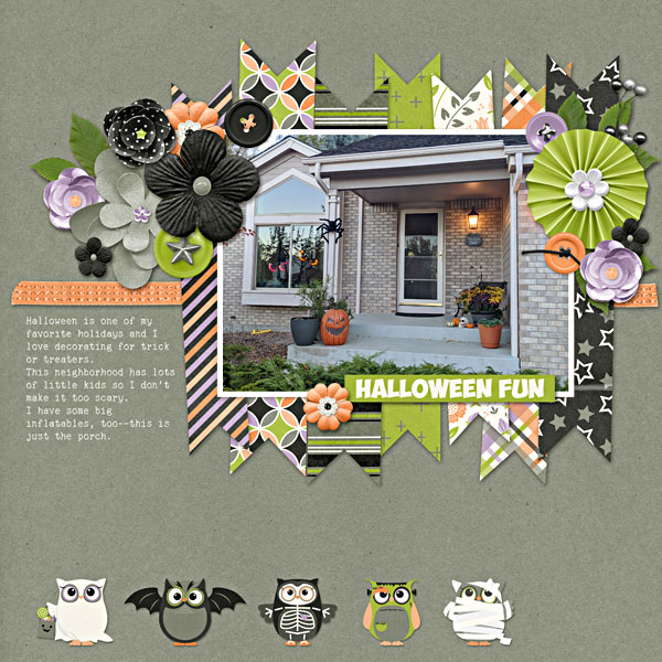 Halloween porch decorations