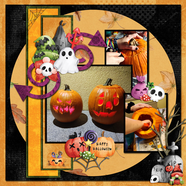 halloween preparations