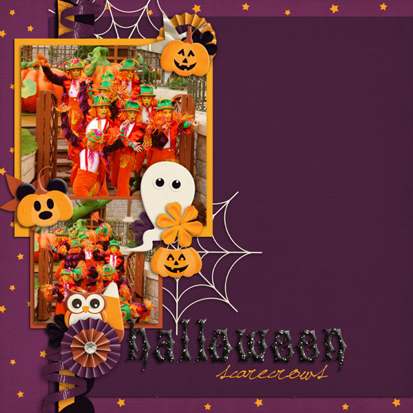 Halloween scarecrows